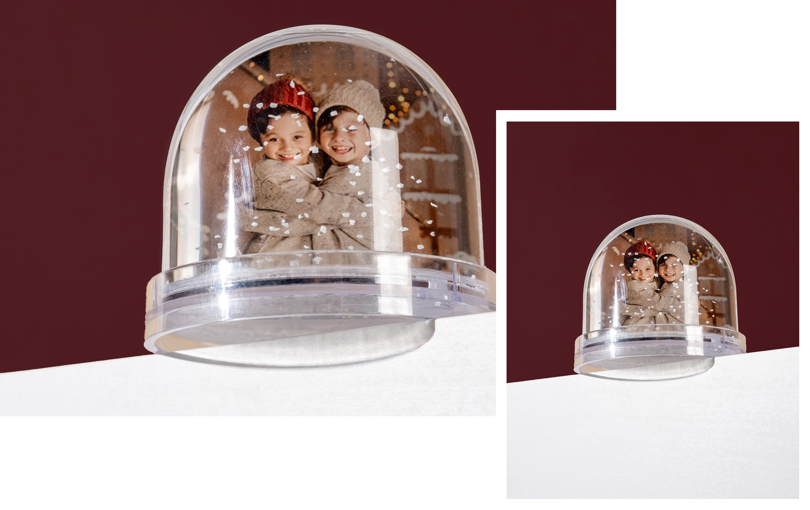 Sfera di neve di Natale